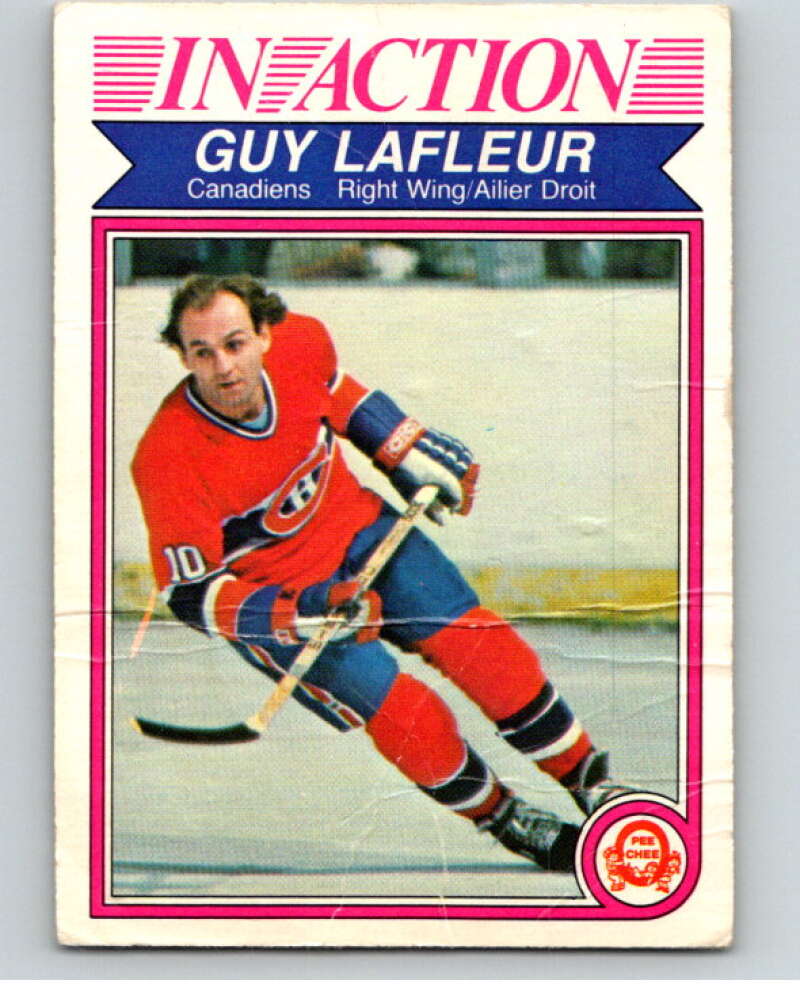 1982-83 O-Pee-Chee #187 Guy Lafleur IA  Montreal Canadiens  V58388 Image 1