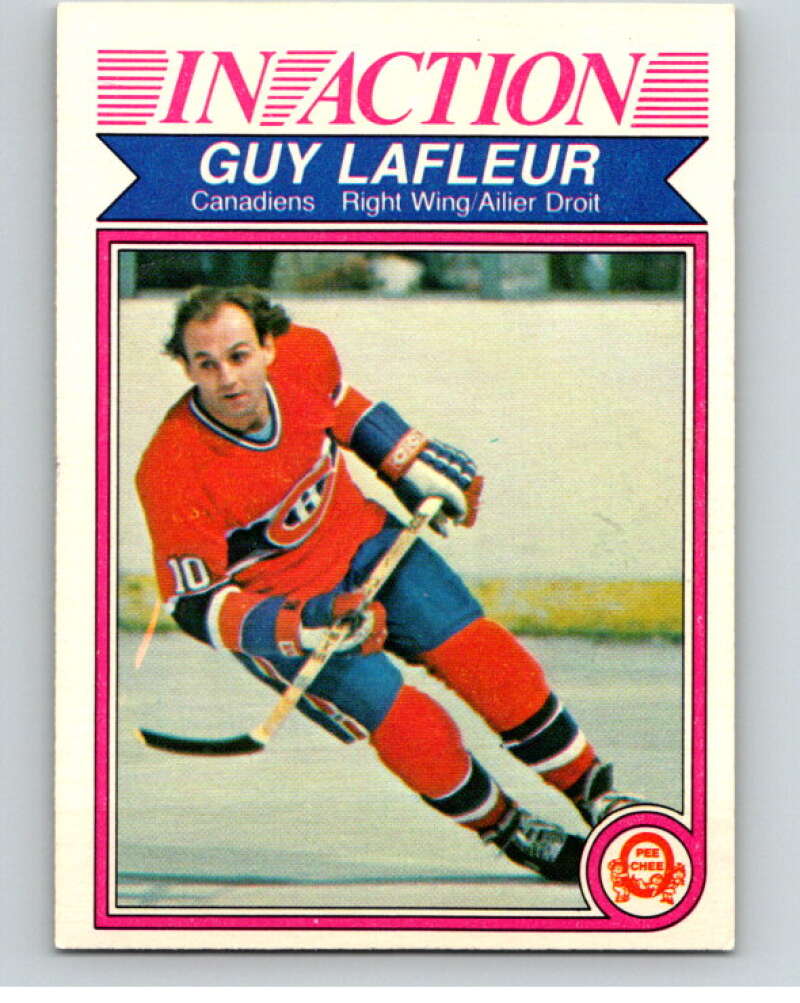 1982-83 O-Pee-Chee #187 Guy Lafleur IA  Montreal Canadiens  V58391 Image 1