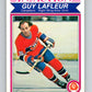 1982-83 O-Pee-Chee #187 Guy Lafleur IA  Montreal Canadiens  V58392 Image 1