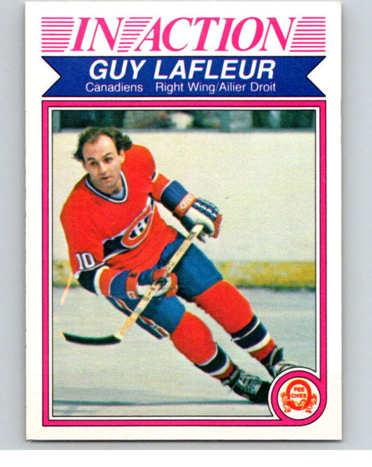 1982-83 O-Pee-Chee #187 Guy Lafleur IA  Montreal Canadiens  V58392 Image 1