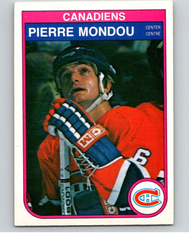 1982-83 O-Pee-Chee #188 Pierre Mondou  Montreal Canadiens  V58395 Image 1