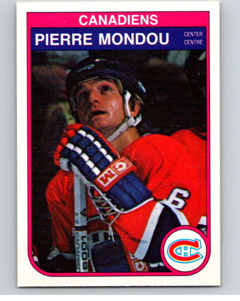 1982-83 O-Pee-Chee #188 Pierre Mondou  Montreal Canadiens  V58398 Image 1