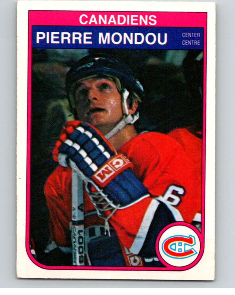 1982-83 O-Pee-Chee #188 Pierre Mondou  Montreal Canadiens  V58399 Image 1