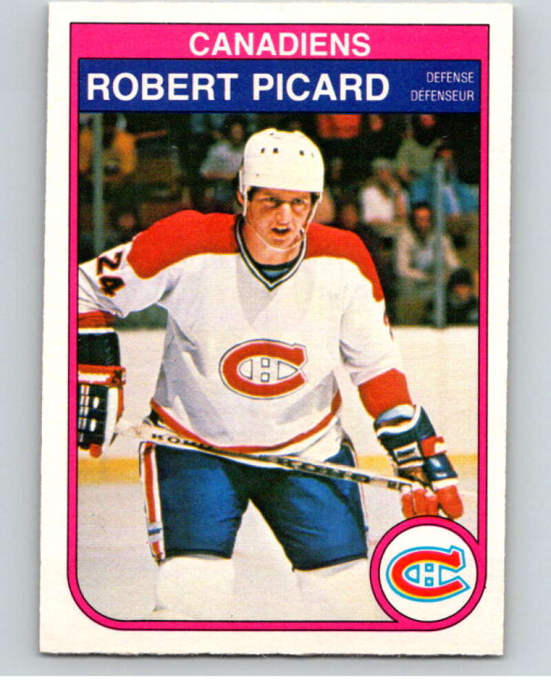 1982-83 O-Pee-Chee #190 Robert Picard  Montreal Canadiens  V58414 Image 1