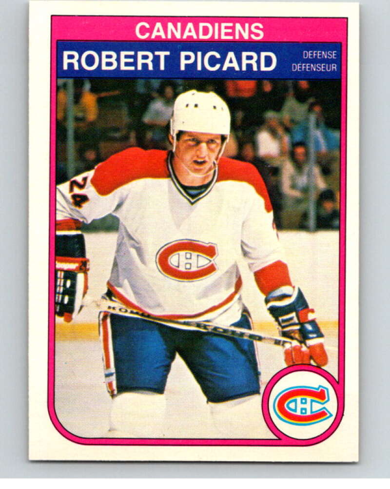 1982-83 O-Pee-Chee #190 Robert Picard  Montreal Canadiens  V58415 Image 1