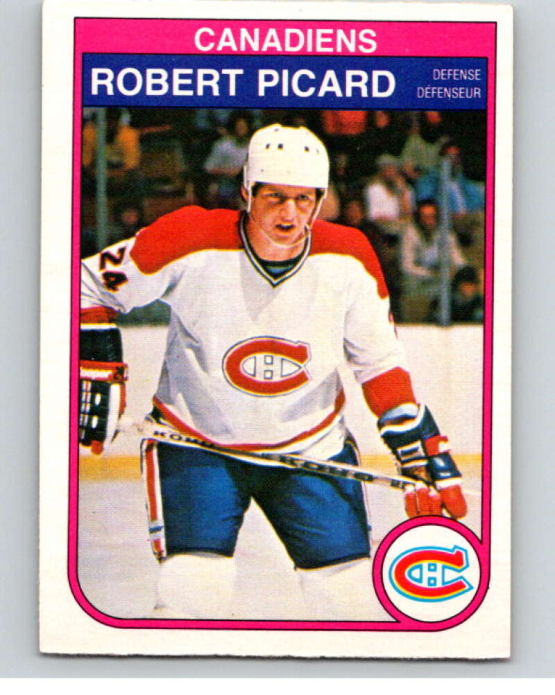 1982-83 O-Pee-Chee #190 Robert Picard  Montreal Canadiens  V58416 Image 1