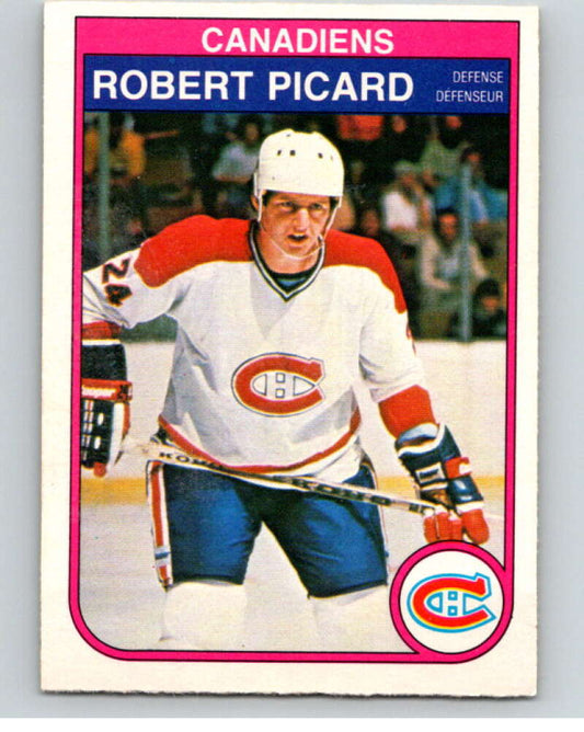 1982-83 O-Pee-Chee #190 Robert Picard  Montreal Canadiens  V58419 Image 1