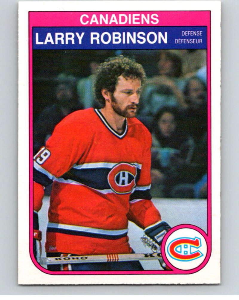 1982-83 O-Pee-Chee #191 Larry Robinson  Montreal Canadiens  V58422 Image 1