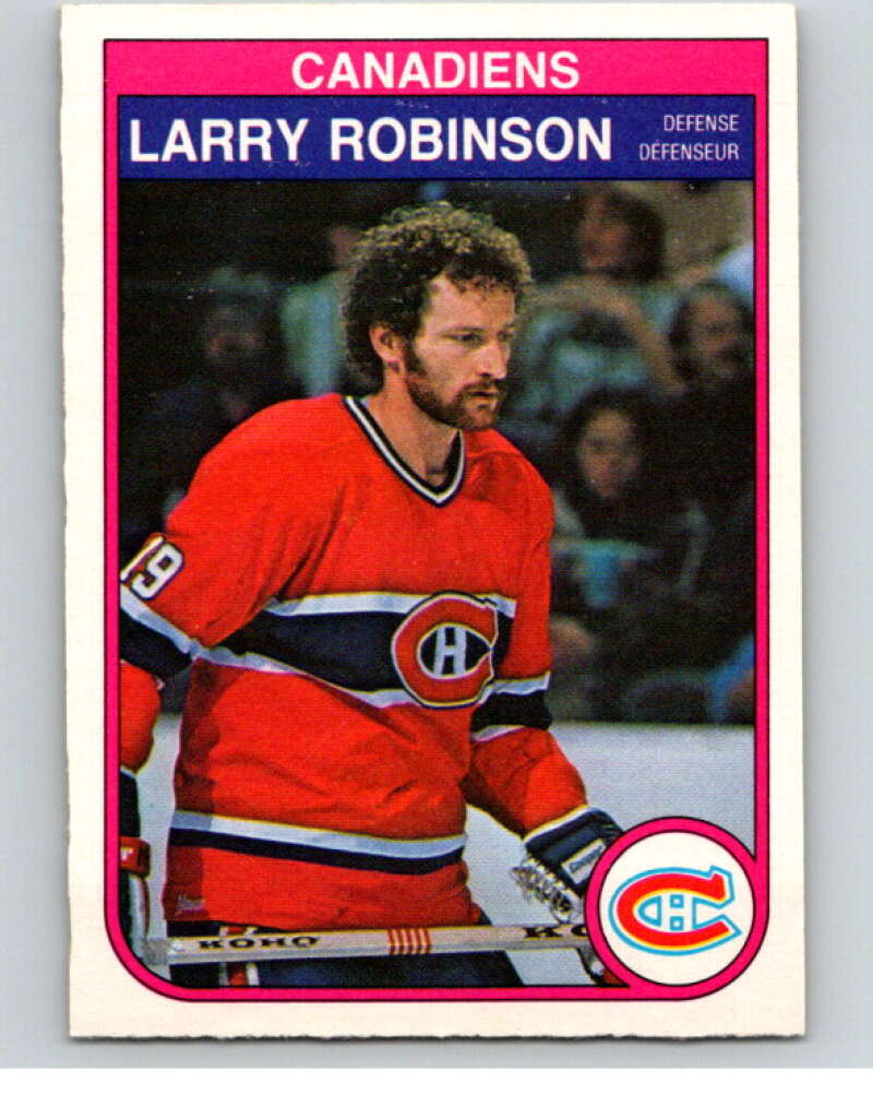 1982-83 O-Pee-Chee #191 Larry Robinson  Montreal Canadiens  V58424 Image 1