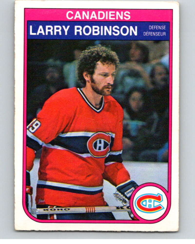 1982-83 O-Pee-Chee #191 Larry Robinson  Montreal Canadiens  V58426 Image 1