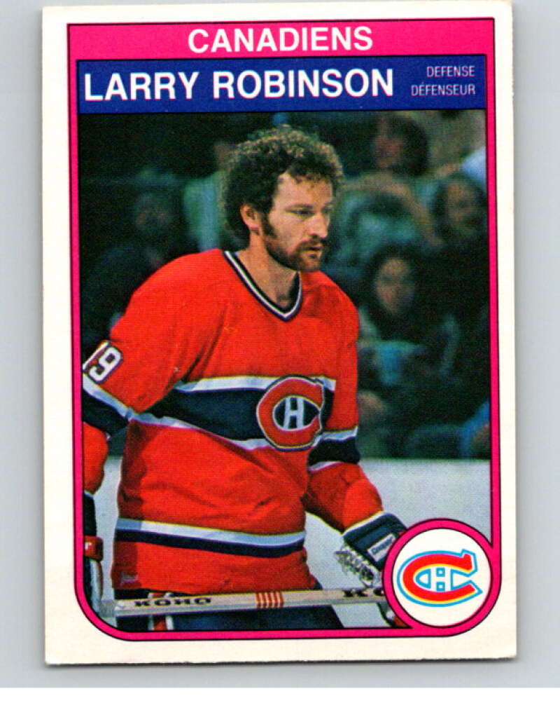 1982-83 O-Pee-Chee #191 Larry Robinson  Montreal Canadiens  V58427 Image 1