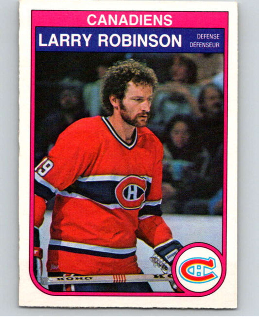 1982-83 O-Pee-Chee #191 Larry Robinson  Montreal Canadiens  V58428 Image 1