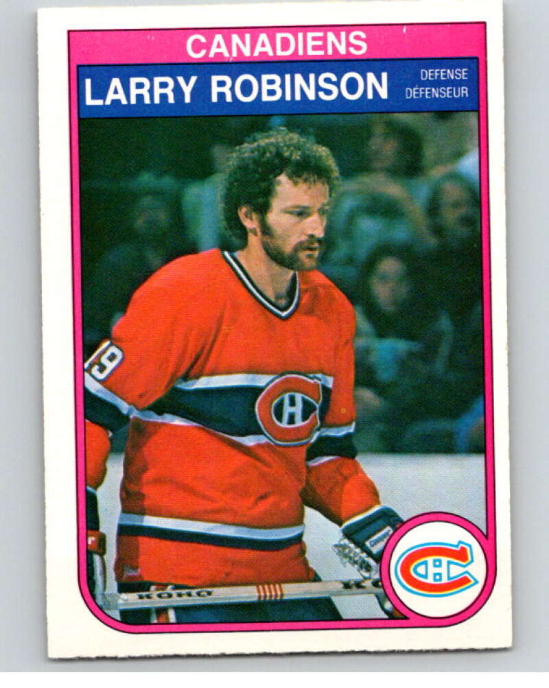 1982-83 O-Pee-Chee #191 Larry Robinson  Montreal Canadiens  V58429 Image 1