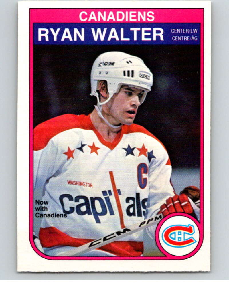 1982-83 O-Pee-Chee #194 Ryan Walter  Montreal Canadiens  V58449 Image 1