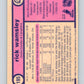 1982-83 O-Pee-Chee #195 Rick Wamsley  RC Rookie Montreal Canadiens  V58454 Image 2