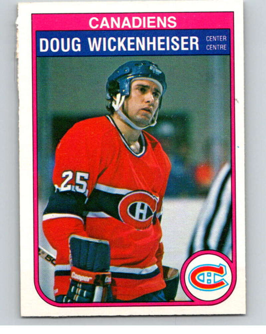 1982-83 O-Pee-Chee #196 Doug Wickenheiser  Montreal Canadiens  V58460 Image 1