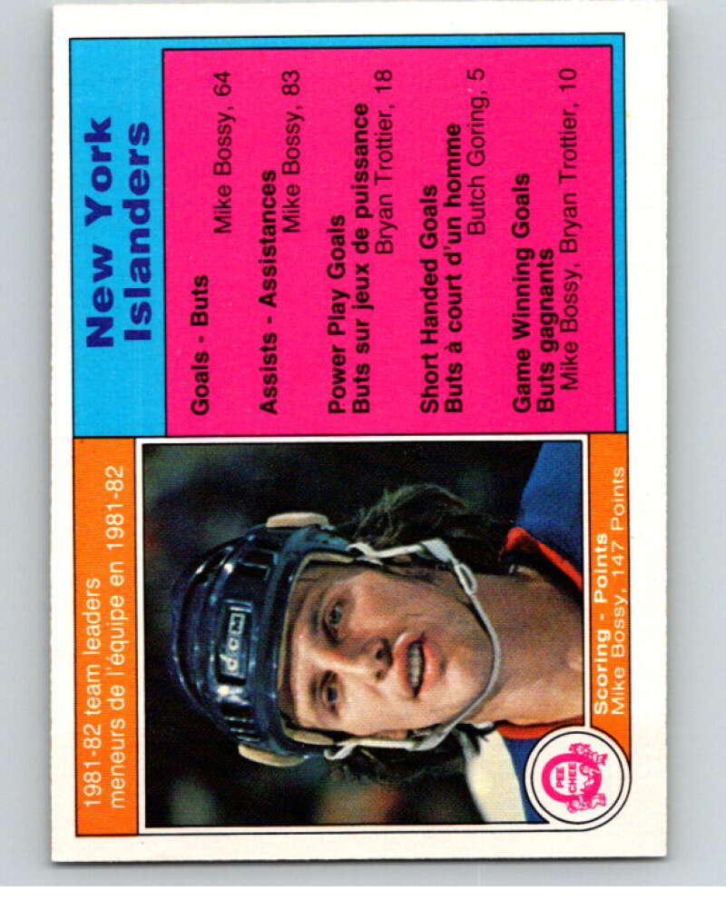 1982-83 O-Pee-Chee #197 Mike Bossy TL  New York Islanders  V58462 Image 1