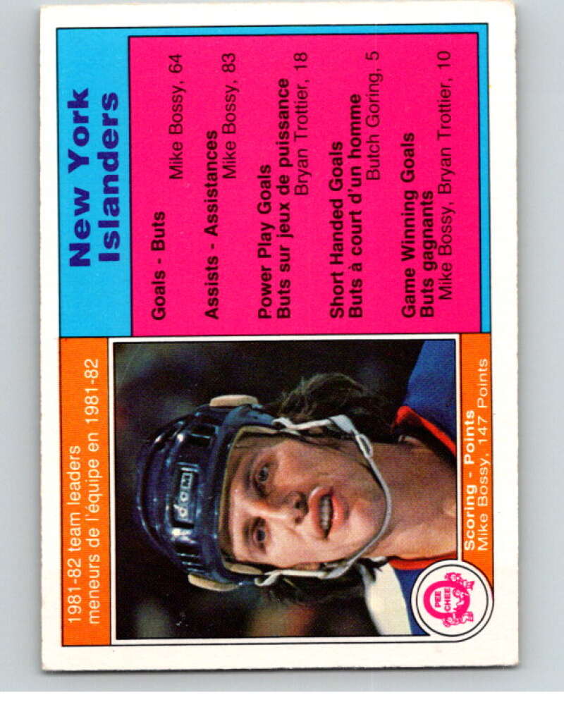 1982-83 O-Pee-Chee #197 Mike Bossy TL  New York Islanders  V58463 Image 1