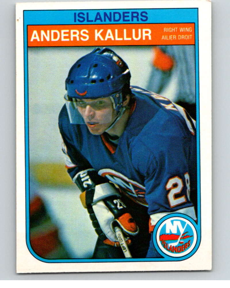 1982-83 O-Pee-Chee #203 Anders Kallur  New York Islanders  V58508 Image 1