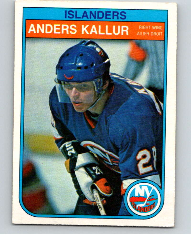 1982-83 O-Pee-Chee #203 Anders Kallur  New York Islanders  V58510 Image 1