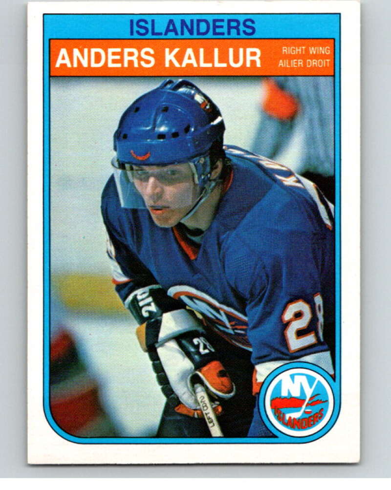 1982-83 O-Pee-Chee #203 Anders Kallur  New York Islanders  V58511 Image 1