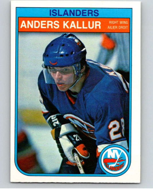 1982-83 O-Pee-Chee #203 Anders Kallur  New York Islanders  V58513 Image 1