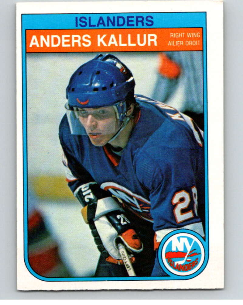 1982-83 O-Pee-Chee #203 Anders Kallur  New York Islanders  V58514 Image 1