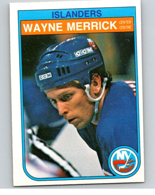 1982-83 O-Pee-Chee #205 Wayne Merrick  New York Islanders  V58534 Image 1