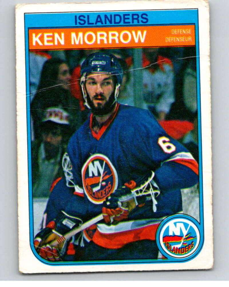 1982-83 O-Pee-Chee #206 Ken Morrow  New York Islanders  V58535 Image 1