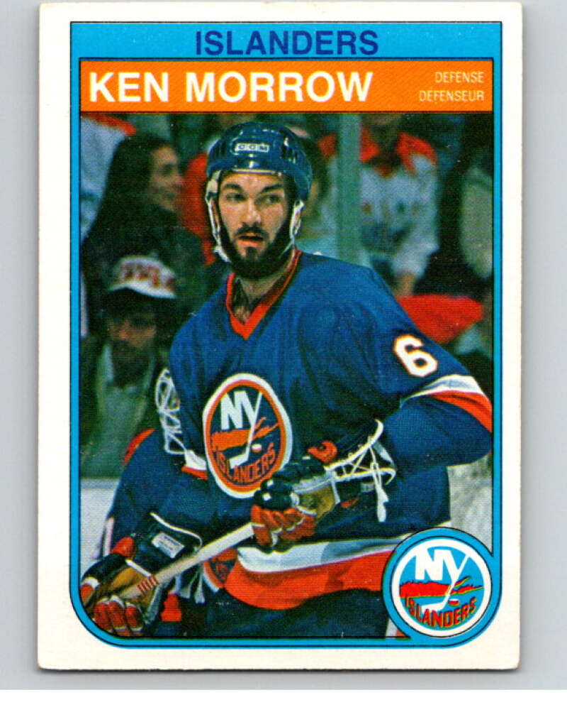 1982-83 O-Pee-Chee #206 Ken Morrow  New York Islanders  V58537 Image 1