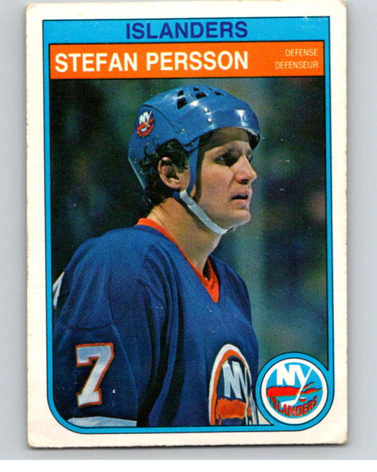 1982-83 O-Pee-Chee #209 Stefan Persson  New York Islanders  V58551 Image 1