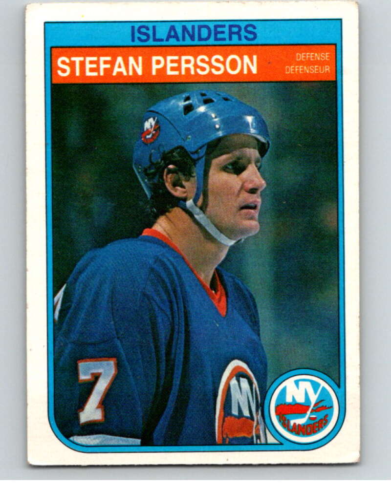 1982-83 O-Pee-Chee #209 Stefan Persson  New York Islanders  V58552 Image 1