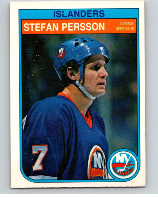 1982-83 O-Pee-Chee #209 Stefan Persson  New York Islanders  V58554 Image 1