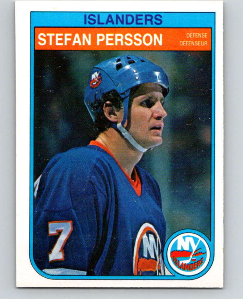 1982-83 O-Pee-Chee #209 Stefan Persson  New York Islanders  V58558 Image 1