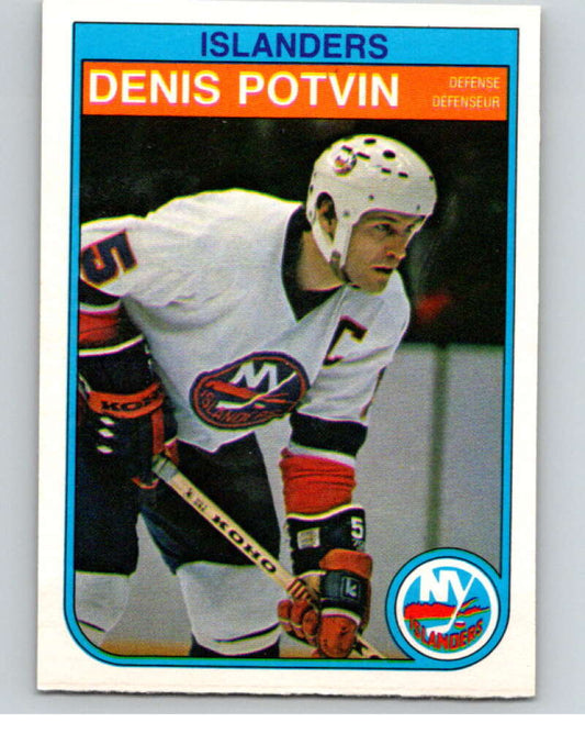 1982-83 O-Pee-Chee #210 Denis Potvin  New York Islanders  V58569 Image 1