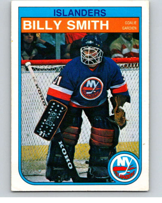 1982-83 O-Pee-Chee #211 Billy Smith  RC Rookie New York Islanders  V58571 Image 1