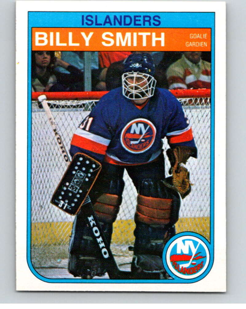 1982-83 O-Pee-Chee #211 Billy Smith  RC Rookie New York Islanders  V58573 Image 1