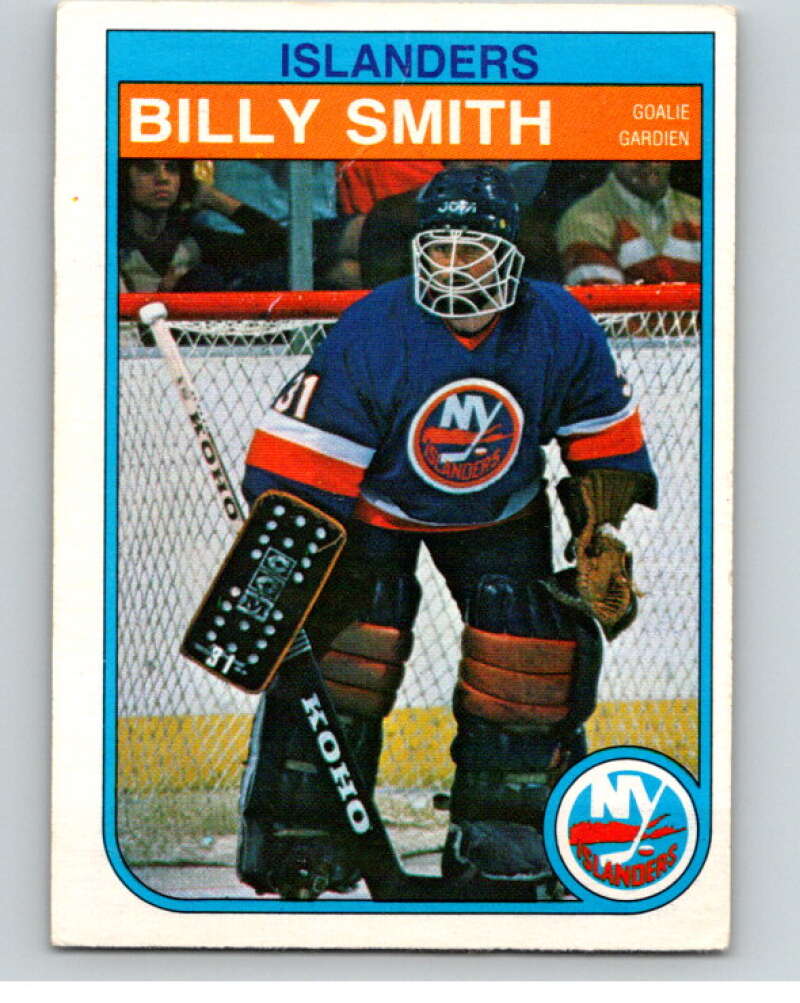 1982-83 O-Pee-Chee #211 Billy Smith  RC Rookie New York Islanders  V58574 Image 1