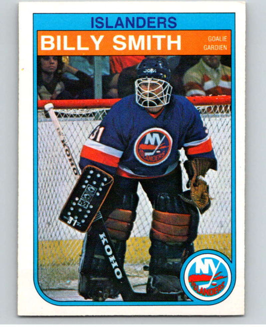 1982-83 O-Pee-Chee #211 Billy Smith  RC Rookie New York Islanders  V58575 Image 1