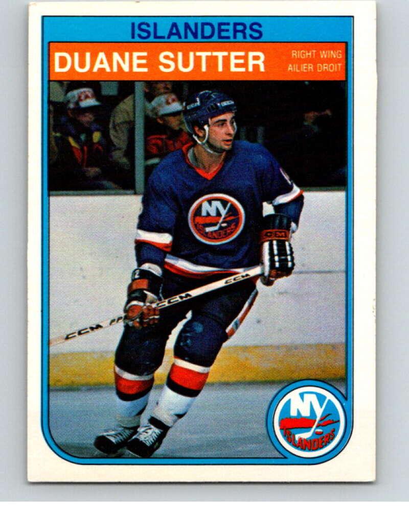 1982-83 O-Pee-Chee #212 Duane Sutter  New York Islanders  V58578 Image 1