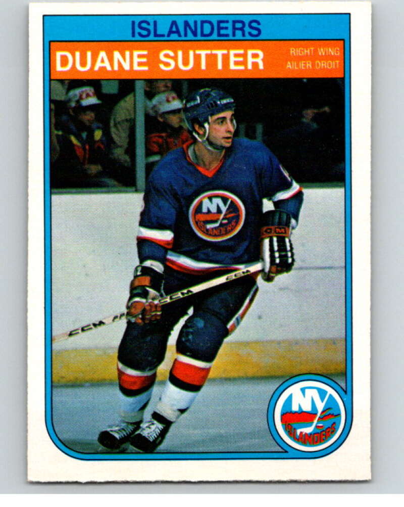 1982-83 O-Pee-Chee #212 Duane Sutter  New York Islanders  V58581 Image 1