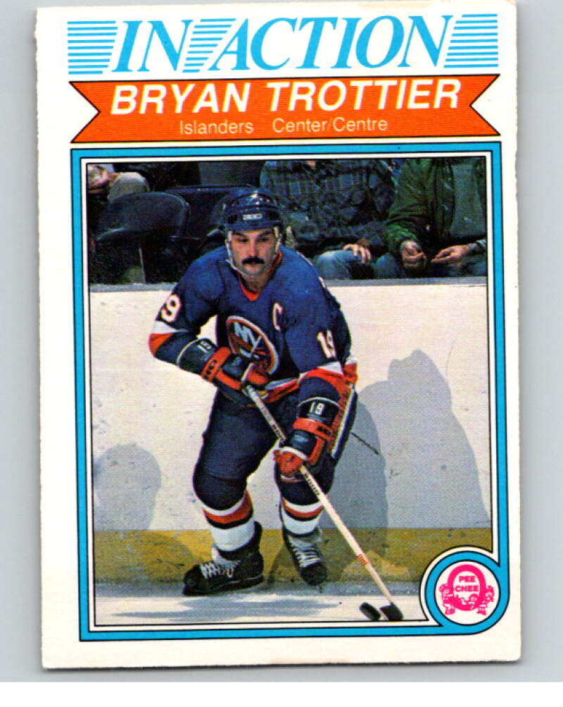 1982-83 O-Pee-Chee #215 Bryan Trottier IA  New York Islanders  V58598 Image 1