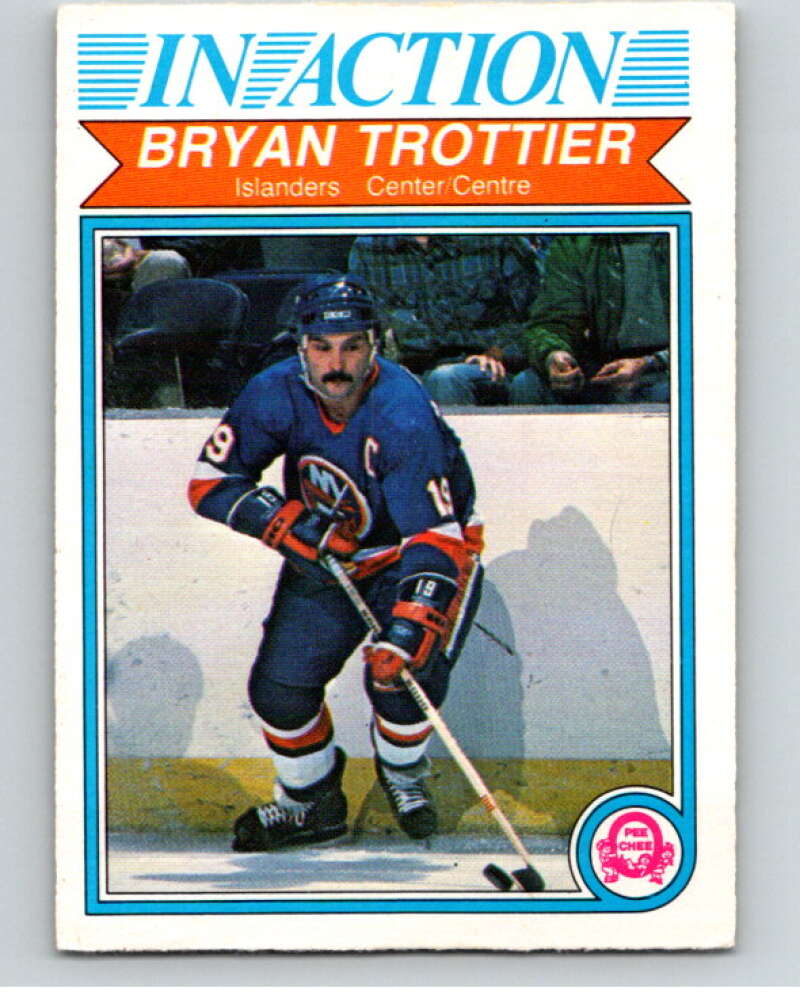 1982-83 O-Pee-Chee #215 Bryan Trottier IA  New York Islanders  V58599 Image 1