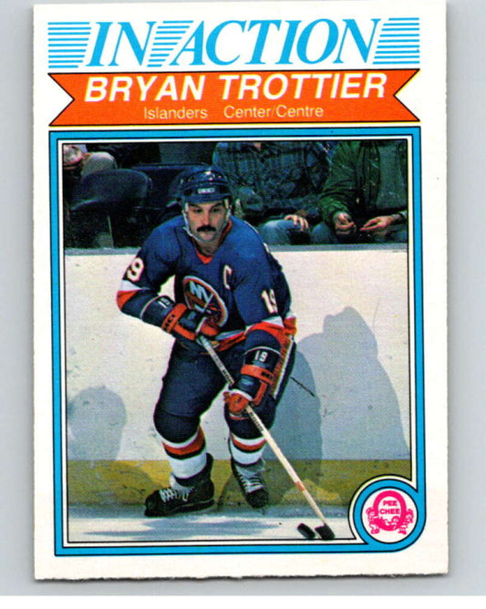 1982-83 O-Pee-Chee #215 Bryan Trottier IA  New York Islanders  V58606 Image 1