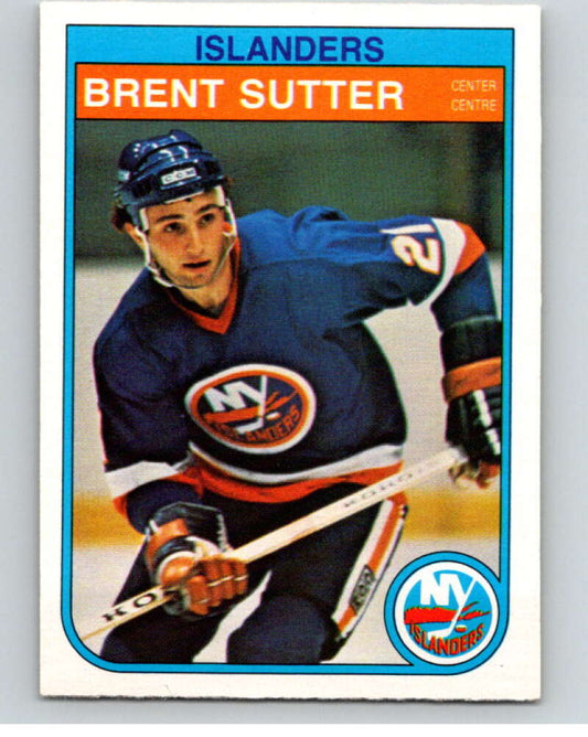 1982-83 O-Pee-Chee #216 Brent Sutter  RC Rookie New York Islanders  V58609 Image 1