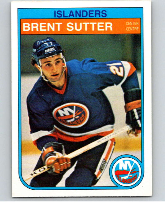 1982-83 O-Pee-Chee #216 Brent Sutter  RC Rookie New York Islanders  V58612 Image 1