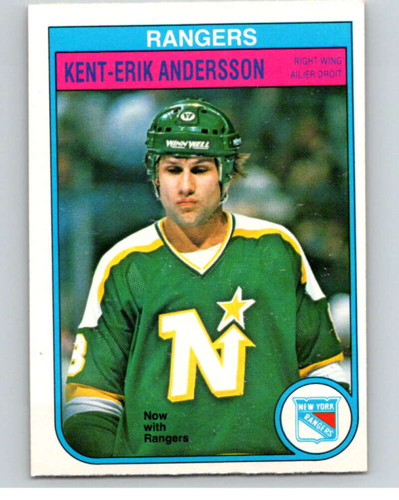 1982-83 O-Pee-Chee #218 Kent-Erik Andersson  New York Rangers  V58625 Image 1