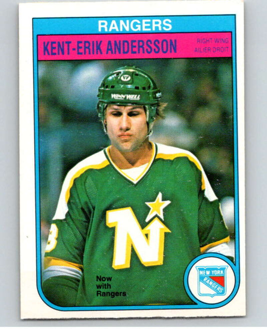 1982-83 O-Pee-Chee #218 Kent-Erik Andersson  New York Rangers  V58625 Image 1