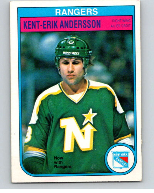 1982-83 O-Pee-Chee #218 Kent-Erik Andersson  New York Rangers  V58627 Image 1