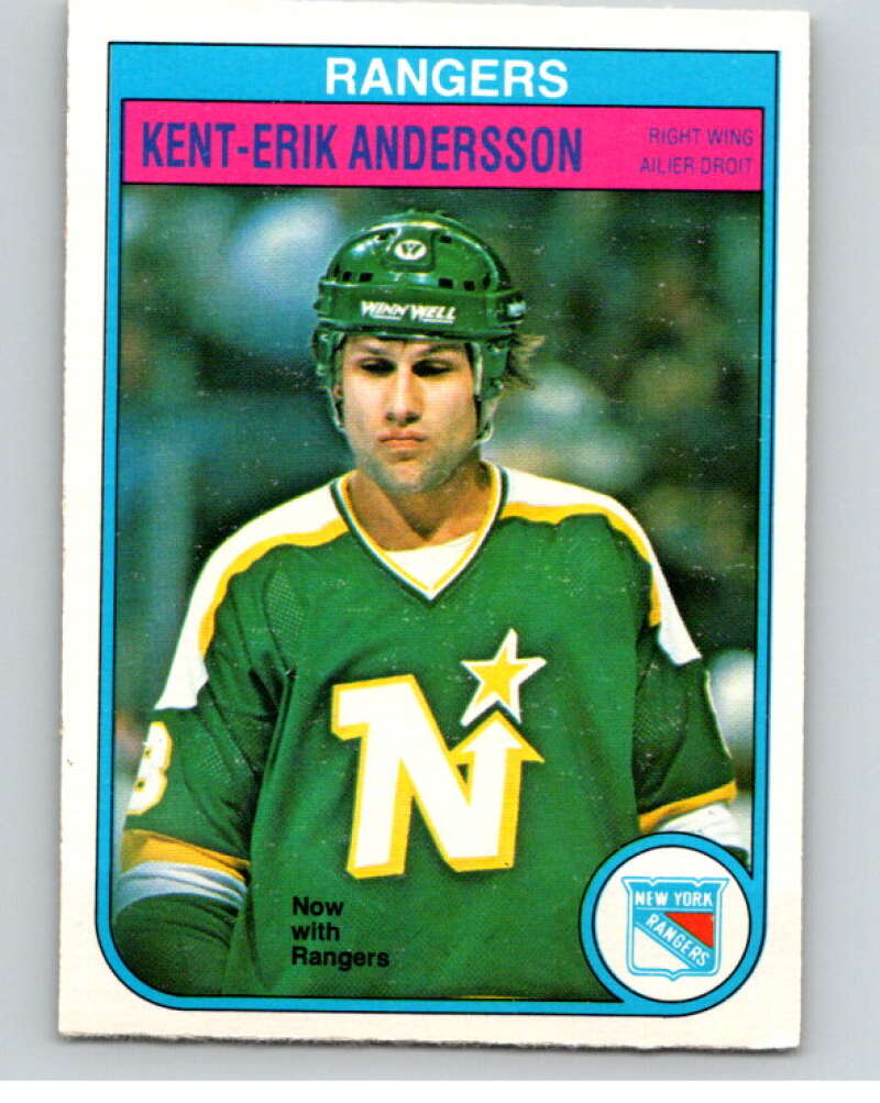 1982-83 O-Pee-Chee #218 Kent-Erik Andersson  New York Rangers  V58632 Image 1